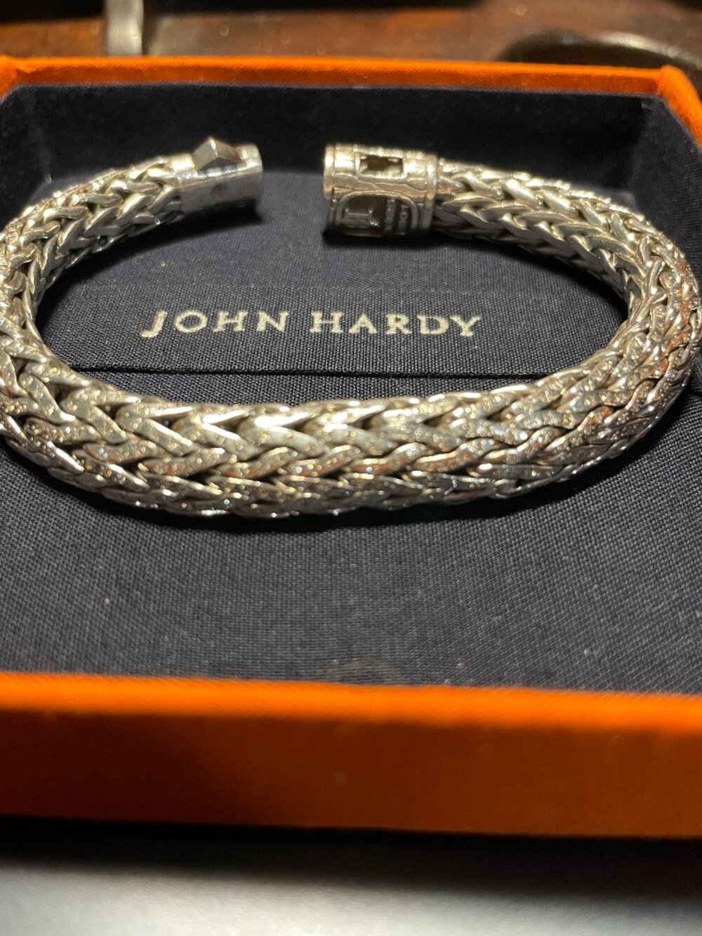 John Hardy Diamond Encrusted Bracelet